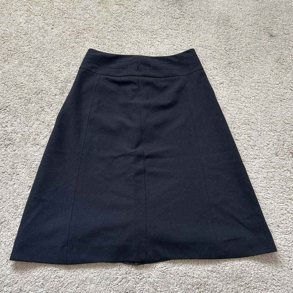 H&M Elegant Black A-Line Skirt